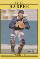 1991 Fleer Baseball "Main Set" Base Cards #481 to #720 - Bild 264 von 481