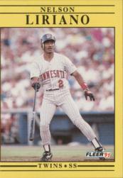 1991 Fleer Baseball "Main Set" Base Cards #481 to #720 - Bild 272 von 481