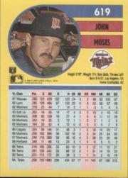 1991 Fleer Baseball "Main Set" Base Cards #481 to #720 - Bild 277 von 481