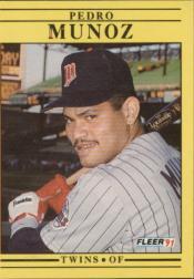 1991 Fleer #620 Pedro Munoz RC