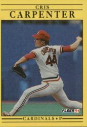 1991 Fleer Baseball "Main Set" Base Cards #481 to #720 - Bild 294 von 481