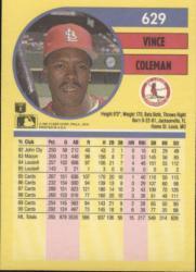 1991 Fleer Baseball "Main Set" Base Cards #481 to #720 - Bild 297 von 481