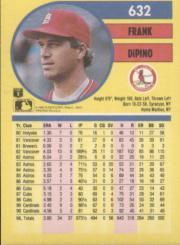 1991 Fleer Baseball "Main Set" Base Cards #481 to #720 - Bild 305 von 481