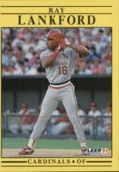 1991 Fleer Baseball "Main Set" Base Cards #481 to #720 - Bild 316 von 481