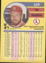 1991 Fleer Baseball "Main Set" Base Cards #481 to #720 - Bild 321 von 481