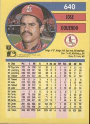 1991 Fleer Baseball "Main Set" Base Cards #481 to #720 - Bild 323 von 481