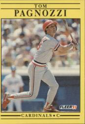 1991 Fleer Baseball "Main Set" Base Cards #481 to #720 - Bild 324 von 481