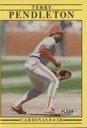 1991 Fleer #642 Terry Pendleton