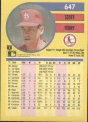 1991 Fleer Baseball "Main Set" Base Cards #481 to #720 - Bild 337 von 481