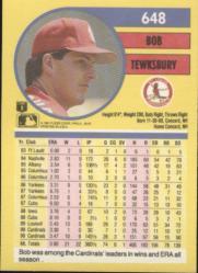 1991 Fleer Baseball "Main Set" Base Cards #481 to #720 - Bild 339 von 481
