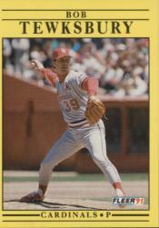 1991 Fleer Baseball "Main Set" Base Cards #481 to #720 - Bild 338 von 481