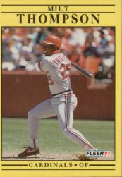 1991 Fleer Baseball "Main Set" Base Cards #481 to #720 - Bild 340 von 481