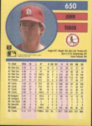 1991 Fleer Baseball "Main Set" Base Cards #481 to #720 - Bild 343 von 481