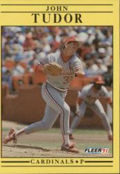 1991 Fleer Baseball "Main Set" Base Cards #481 to #720 - Bild 342 von 481