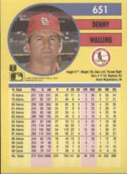 1991 Fleer Baseball "Main Set" Base Cards #481 to #720 - Bild 345 von 481