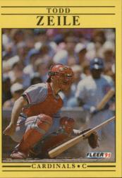 1991 Fleer Baseball "Main Set" Base Cards #481 to #720 - Bild 350 von 481