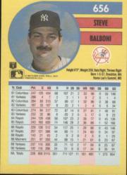 1991 Fleer Baseball "Main Set" Base Cards #481 to #720 - Bild 355 von 481
