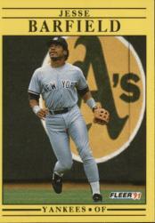 1991 Fleer Baseball "Main Set" Base Cards #481 to #720 - Bild 356 von 481
