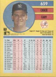 1991 Fleer Baseball "Main Set" Base Cards #481 to #720 - Bild 361 von 481
