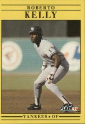 1991 Fleer Baseball "Main Set" Base Cards #481 to #720 - Bild 378 von 481