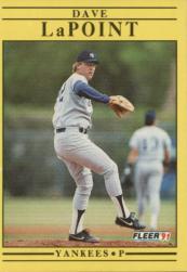 1991 Fleer Baseball "Main Set" Base Cards #481 to #720 - Bild 380 von 481