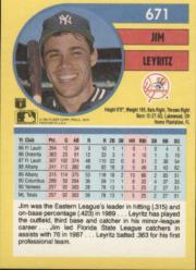 1991 Fleer Baseball "Main Set" Base Cards #481 to #720 - Bild 385 von 481