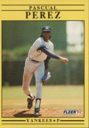 1991 Fleer Baseball "Main Set" Base Cards #481 to #720 - Bild 392 von 481