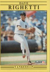 1991 Fleer Baseball "Main Set" Base Cards #481 to #720 - Bild 396 von 481