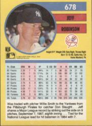 1991 Fleer Baseball "Main Set" Base Cards #481 to #720 - Bild 399 von 481