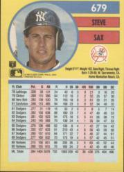 1991 Fleer Baseball "Main Set" Base Cards #481 to #720 - Bild 401 von 481