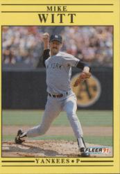 1991 Fleer Baseball "Main Set" Base Cards #481 to #720 - Bild 402 von 481