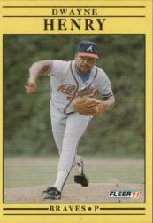 1991 Fleer Baseball "Main Set" Base Cards #481 to #720 - Bild 426 von 481