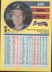 1991 Fleer Baseball "Main Set" Base Cards #481 to #720 - Bild 433 von 481