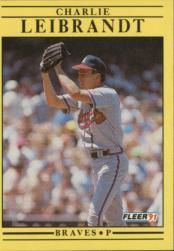 1991 Fleer Baseball "Main Set" Base Cards #481 to #720 - Bild 432 von 481
