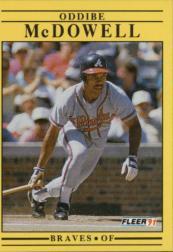 1991 Fleer Baseball "Main Set" Base Cards #481 to #720 - Bild 436 von 481
