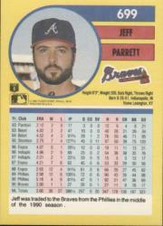 1991 Fleer Baseball "Main Set" Base Cards #481 to #720 - Bild 441 von 481