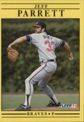 1991 Fleer Baseball "Main Set" Base Cards #481 to #720 - Bild 440 von 481
