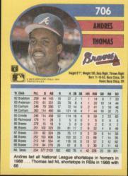 1991 Fleer Baseball "Main Set" Base Cards #481 to #720 - Bild 453 von 481