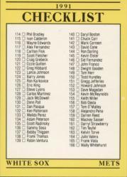 1991 Fleer Baseball "Main Set" Base Cards #481 to #720 - Bild 470 von 481