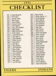 1991 Fleer Baseball "Main Set" Base Cards #481 to #720 - Bild 474 von 481