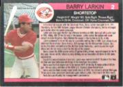 1991 Fleer All-Stars #2 Barry Larkin back image