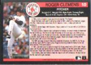 1991 Fleer All-Stars #10 Roger Clemens back image