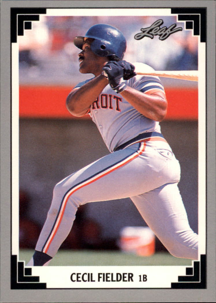 1991 Leaf Previews #18 Cecil Fielder