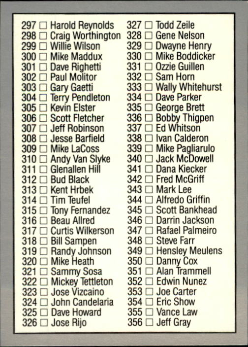 1991 Leaf #364 Barry Bonds CL