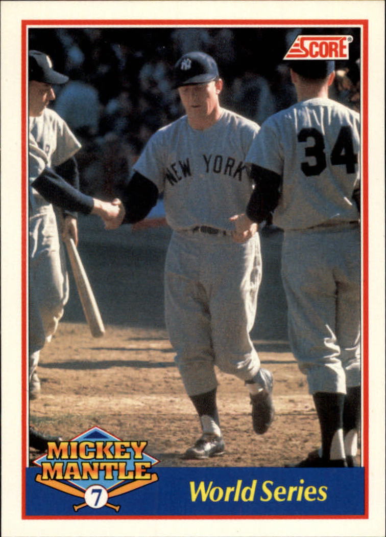 1991 Score Mantle #3 Mickey Mantle/World Series