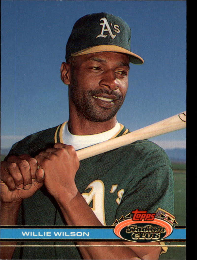 Willie Wilson Baseball Trading Cards