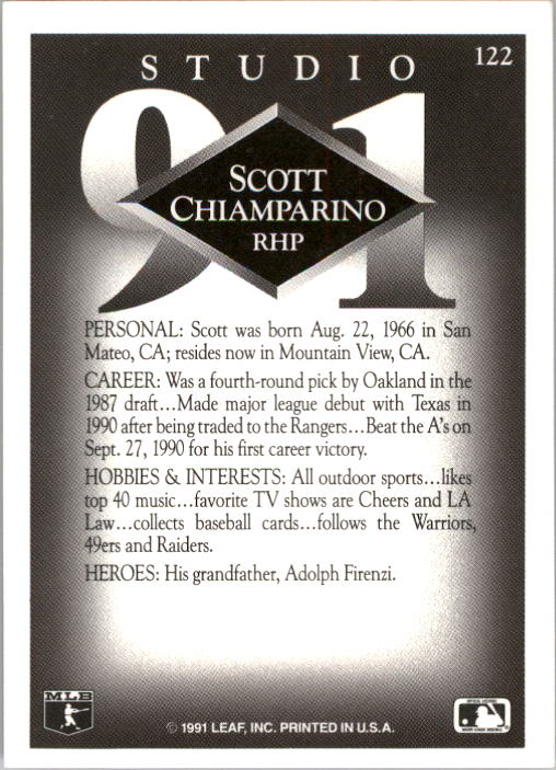 B2572- 1991 Studio Baseball Karte #S 1-200 + Rookies -du Pick- 15 + Gratis US - Bild 239 von 391