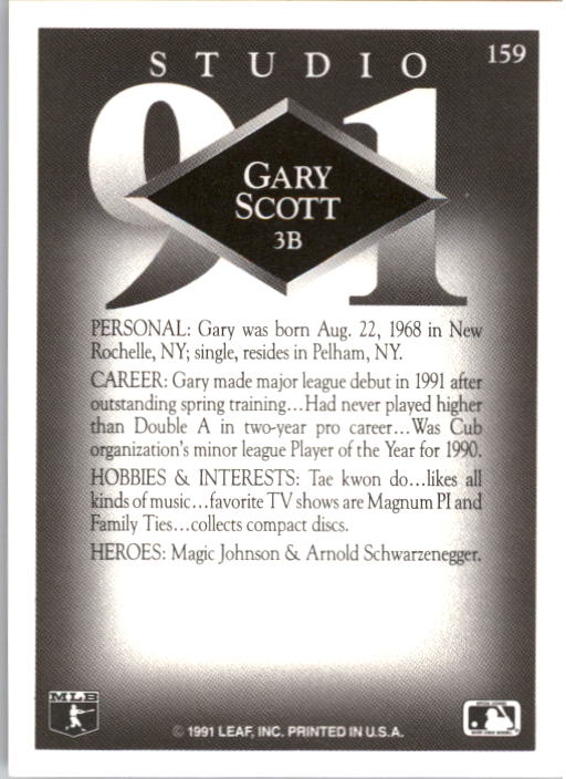 B2572- 1991 Studio Baseball Karte #S 1-200 + Rookies -du Pick- 15 + Gratis US - Bild 311 von 391