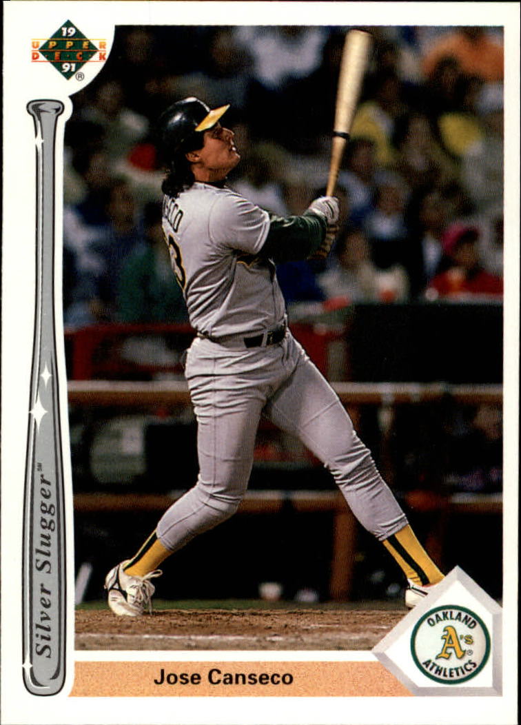 1991 Upper Deck Silver Sluggers #SS4 Jose Canseco