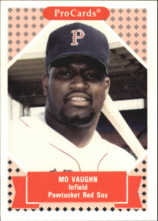 1991-92 ProCards Tomorrow's Heroes #15 Mo Vaughn